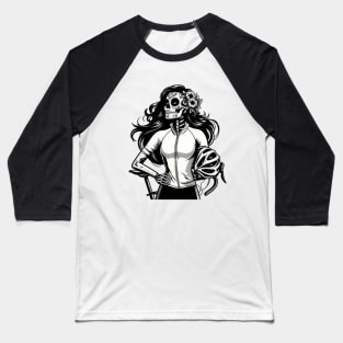 Catrina BW cycling Baseball T-Shirt